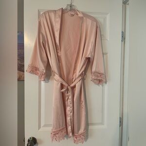 Womens silky robe
